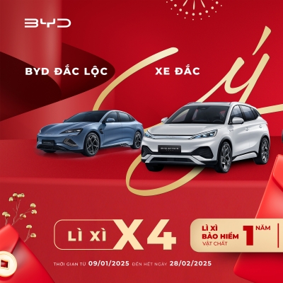 LÌ XÌ X4 - RƯỚC XE SANG, ĐÓN LỘC VÀNG!