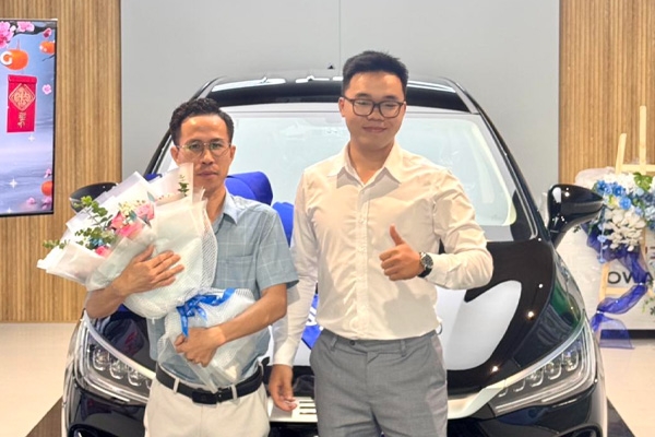 CHÚC MỪNG ANH NGUYỄN VĂN DU SỞ HỮU BYD M6