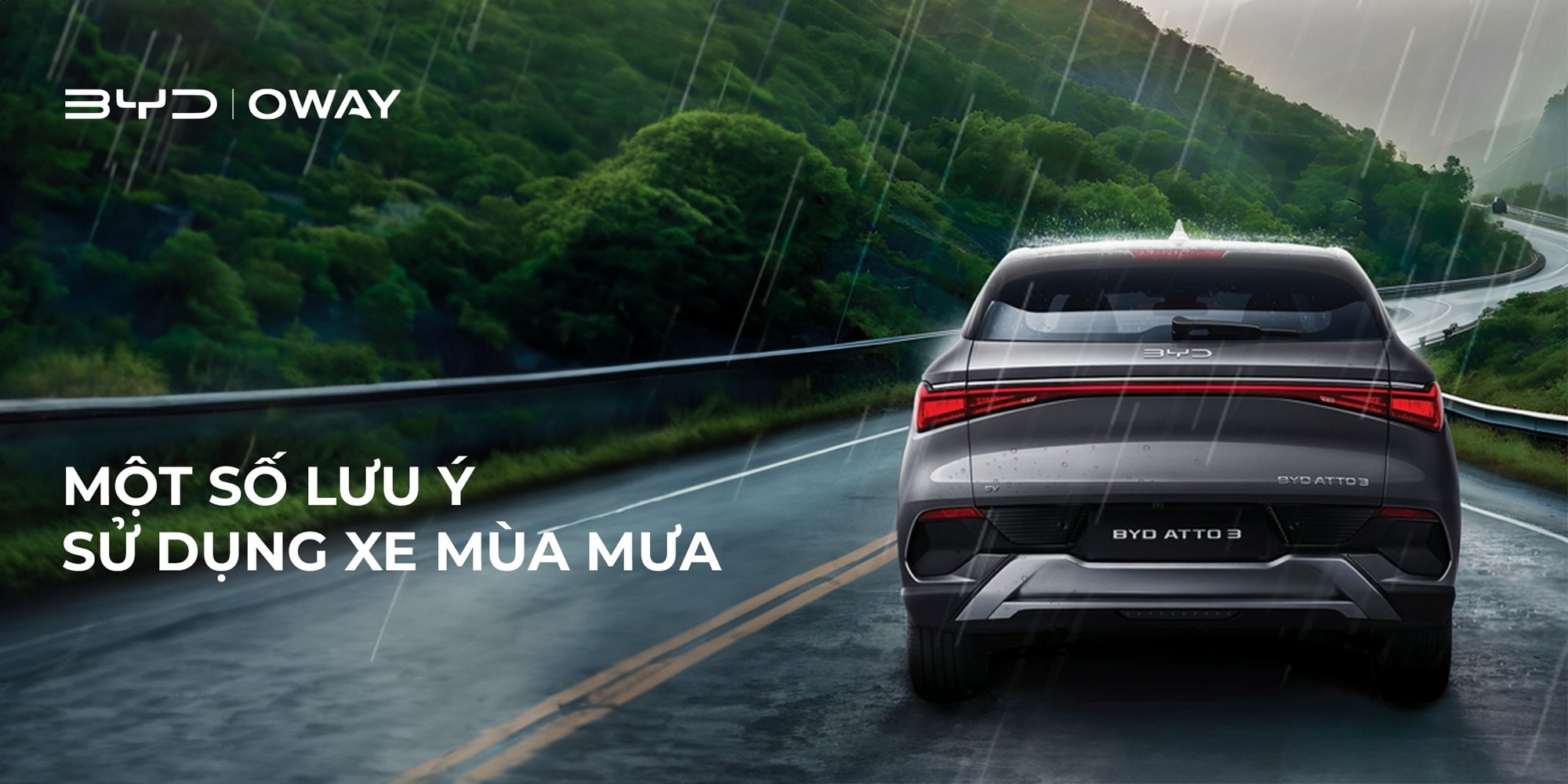 Một số lưu ý sử dụng xe mùa mưa